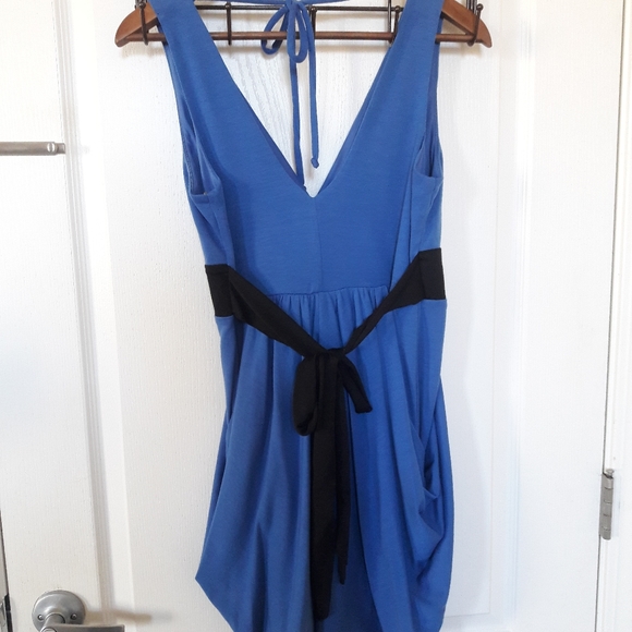 Blue & Black Dress - Picture 3 of 9